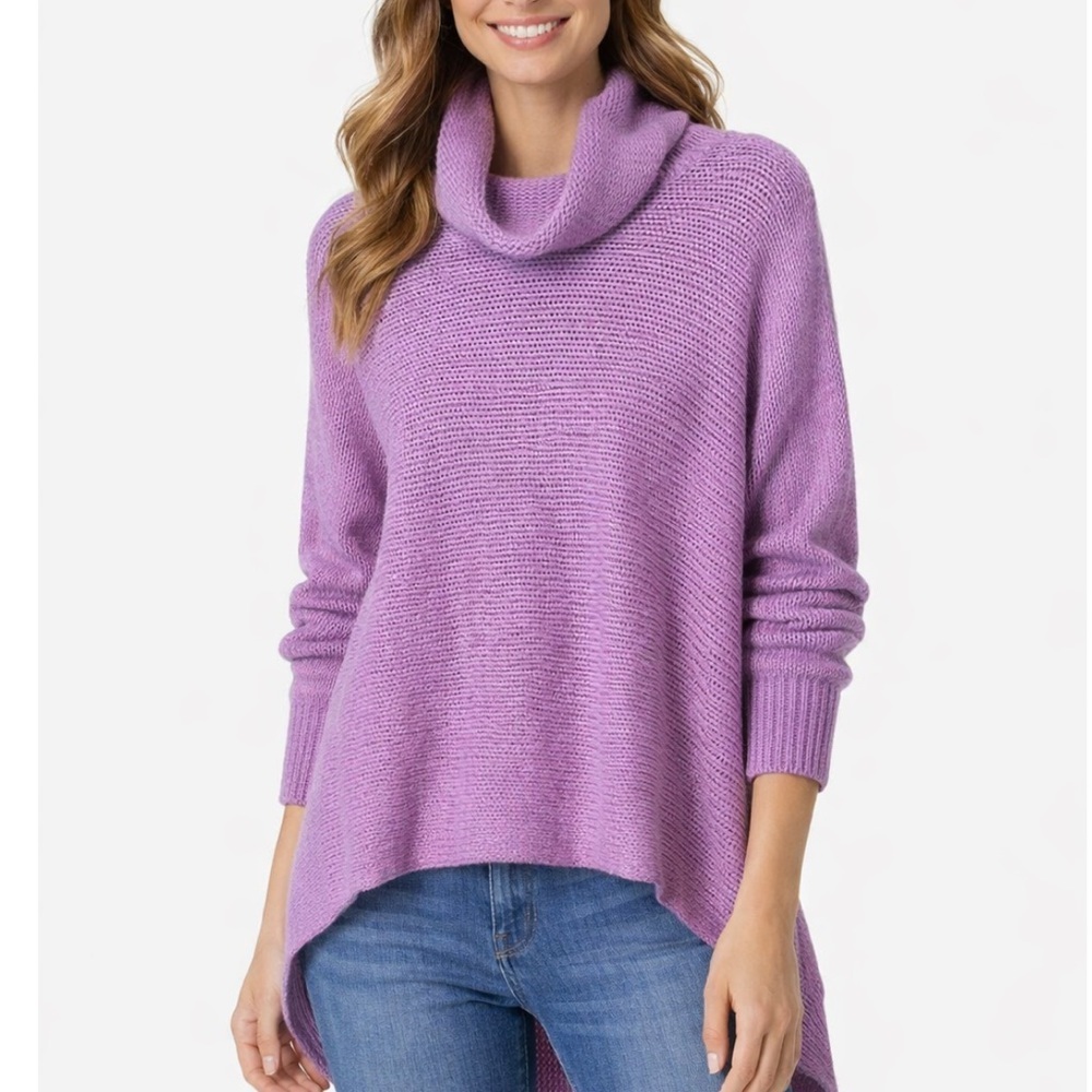 Lauren Ralph Lauren Turtleneck High Low Sweater